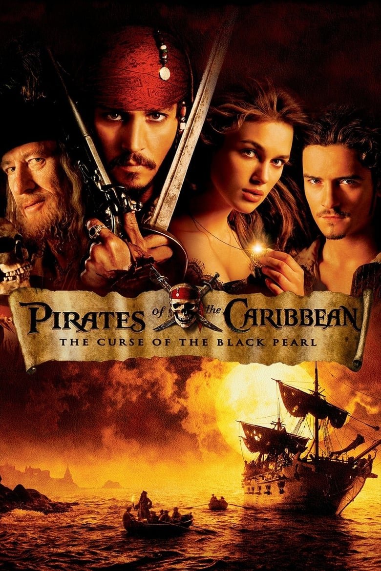 Pirates of the Caribbean: The Curse of the Black Pearl [2003] Movie BluRay [Dual Audio] [Hindi Eng] 480p 720p 1080p